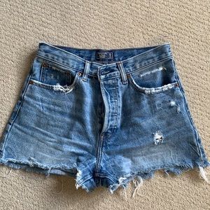 Abercrombie high rise shorts